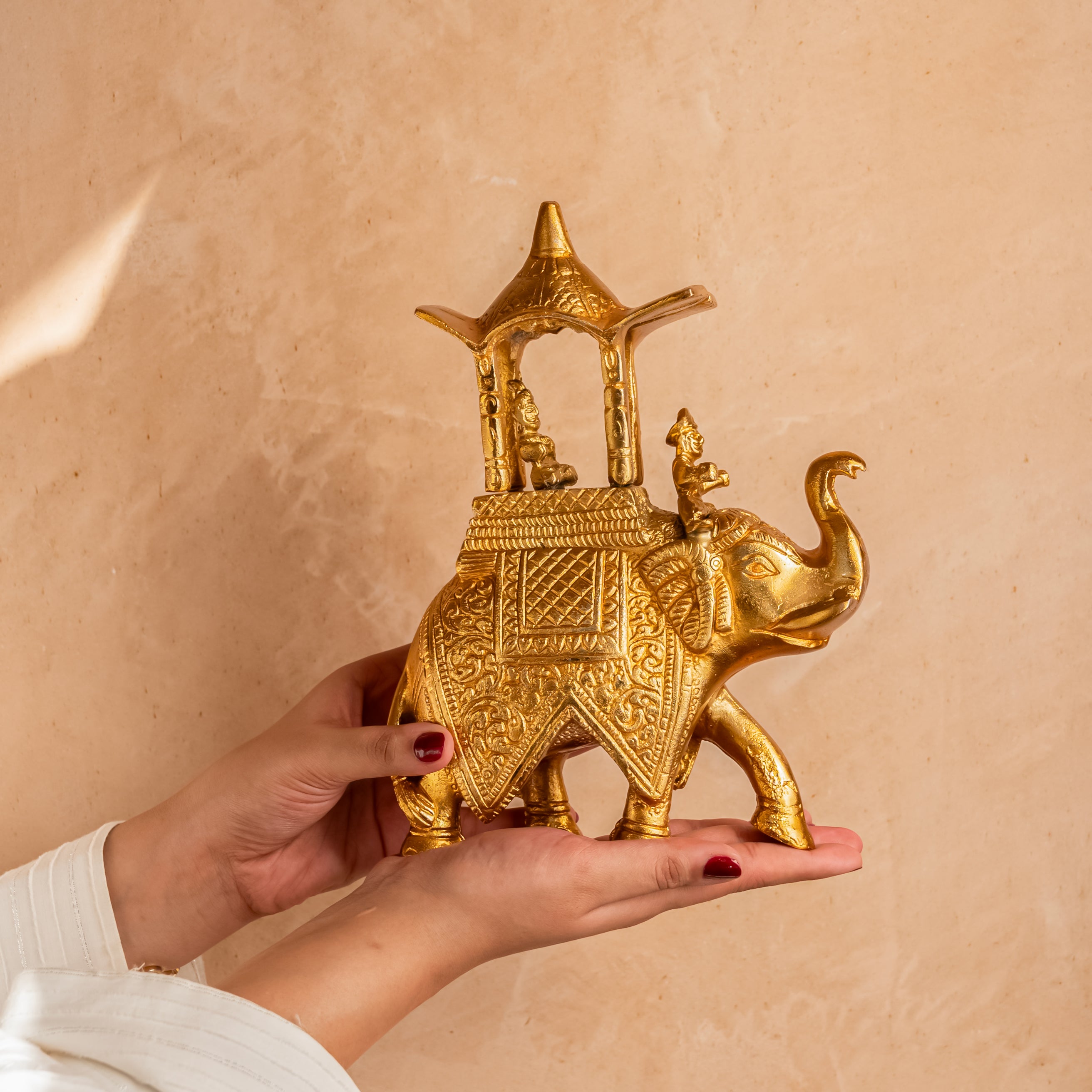 Gold plated Ambabari Elephant