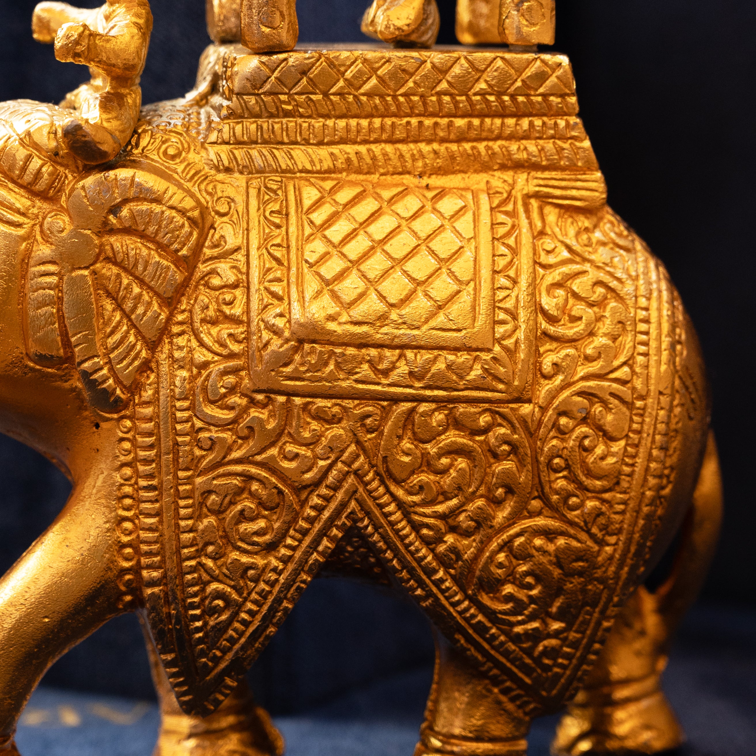 Gold plated Ambabari Elephant