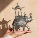 Silver-plated ambabari elephant