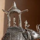 Silver-plated ambabari elephant